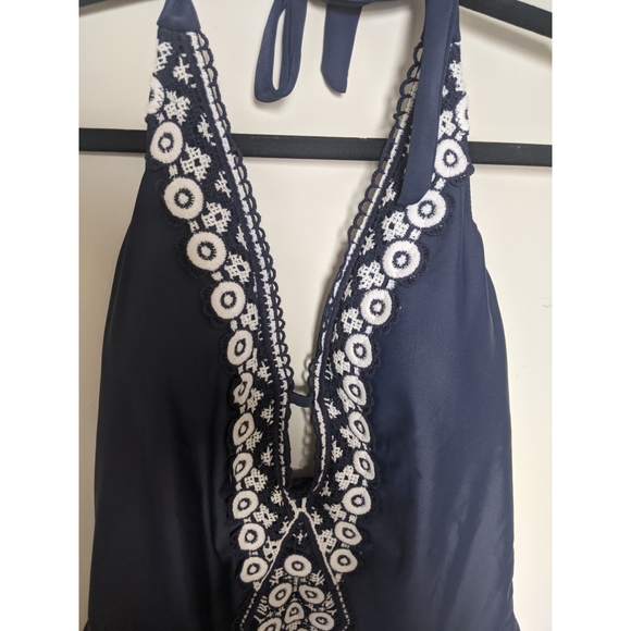 Kona Sol Navy Bathing Suit - Picture 6 of 7